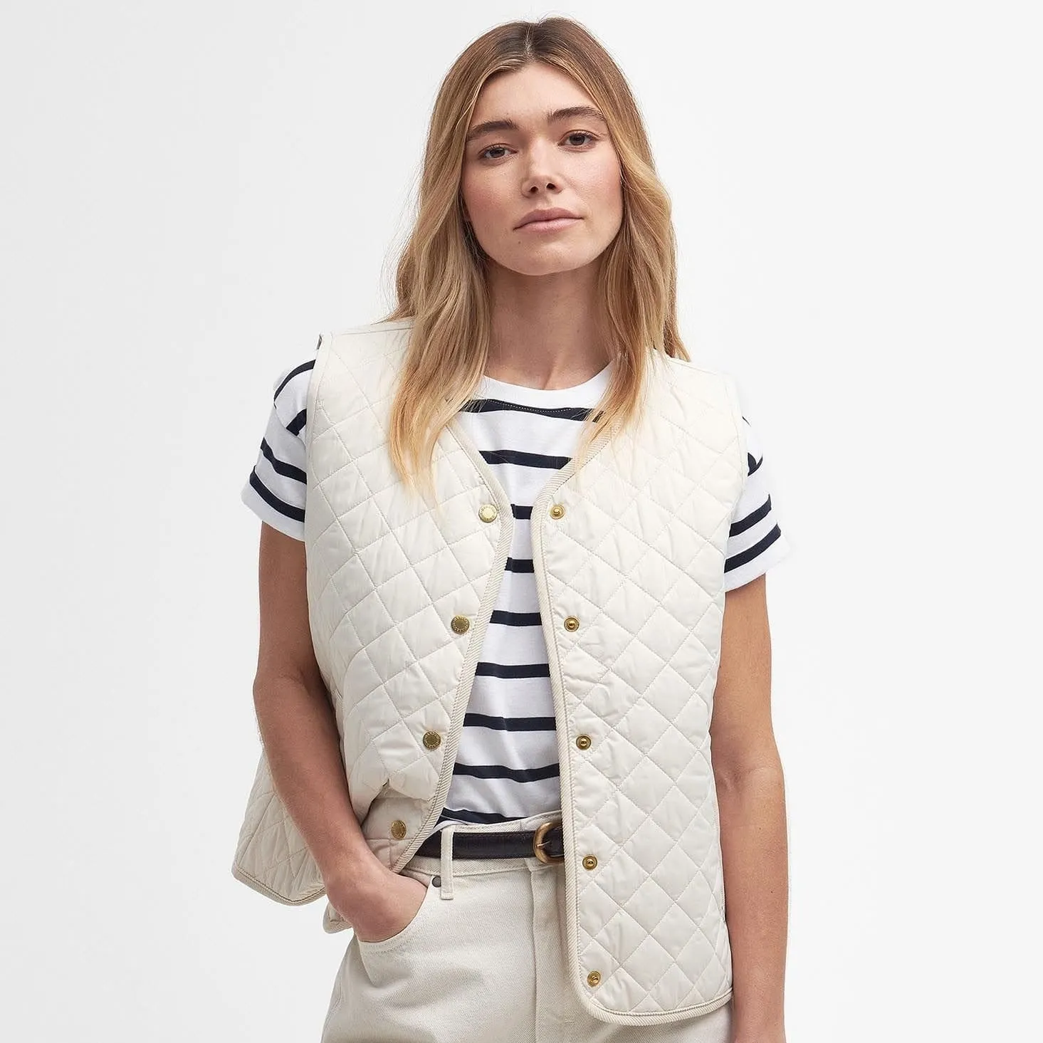 Barbour Hannah Gilet In Salt