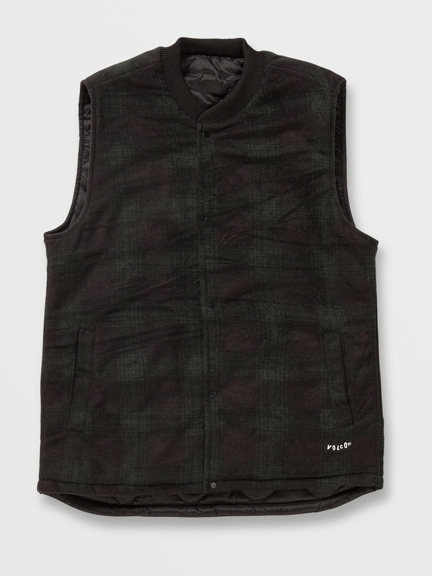 Bowered Reversible Vest - Black