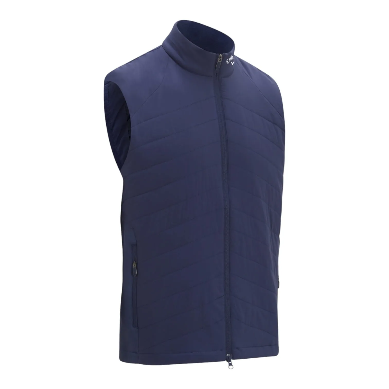 Callaway Mens Full Zip PrimaLoft Quilted Golf Vest CGRFB044