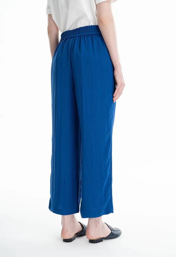 Choice Wide Leg Classic Trouser Indigo