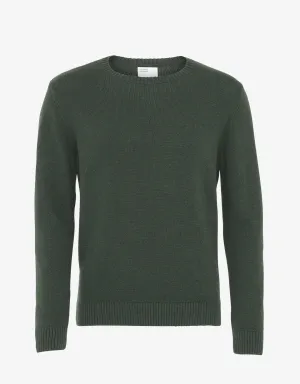 Classic Merino Wool Crew - Emerald Green