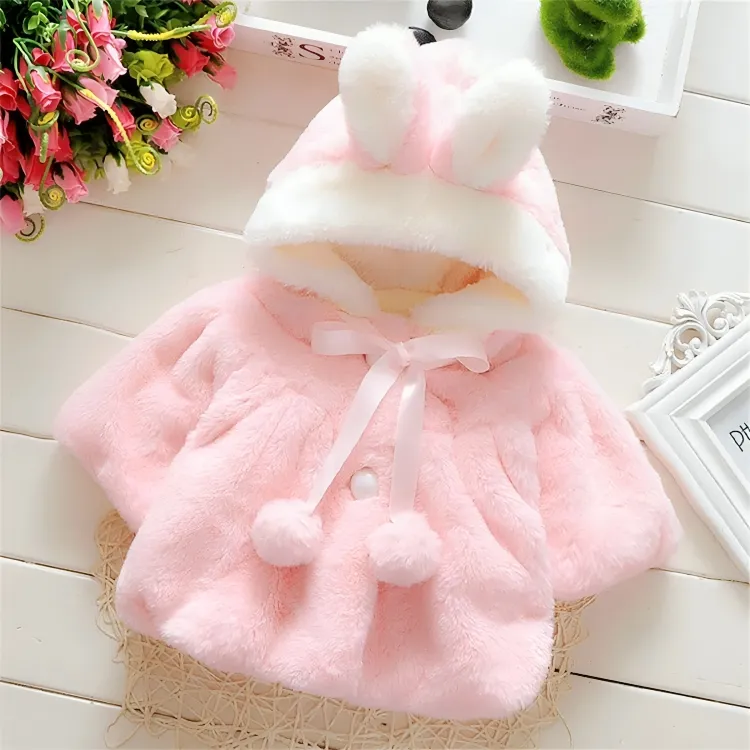 Cute Bunny Wool Fleece Sweater Jacket