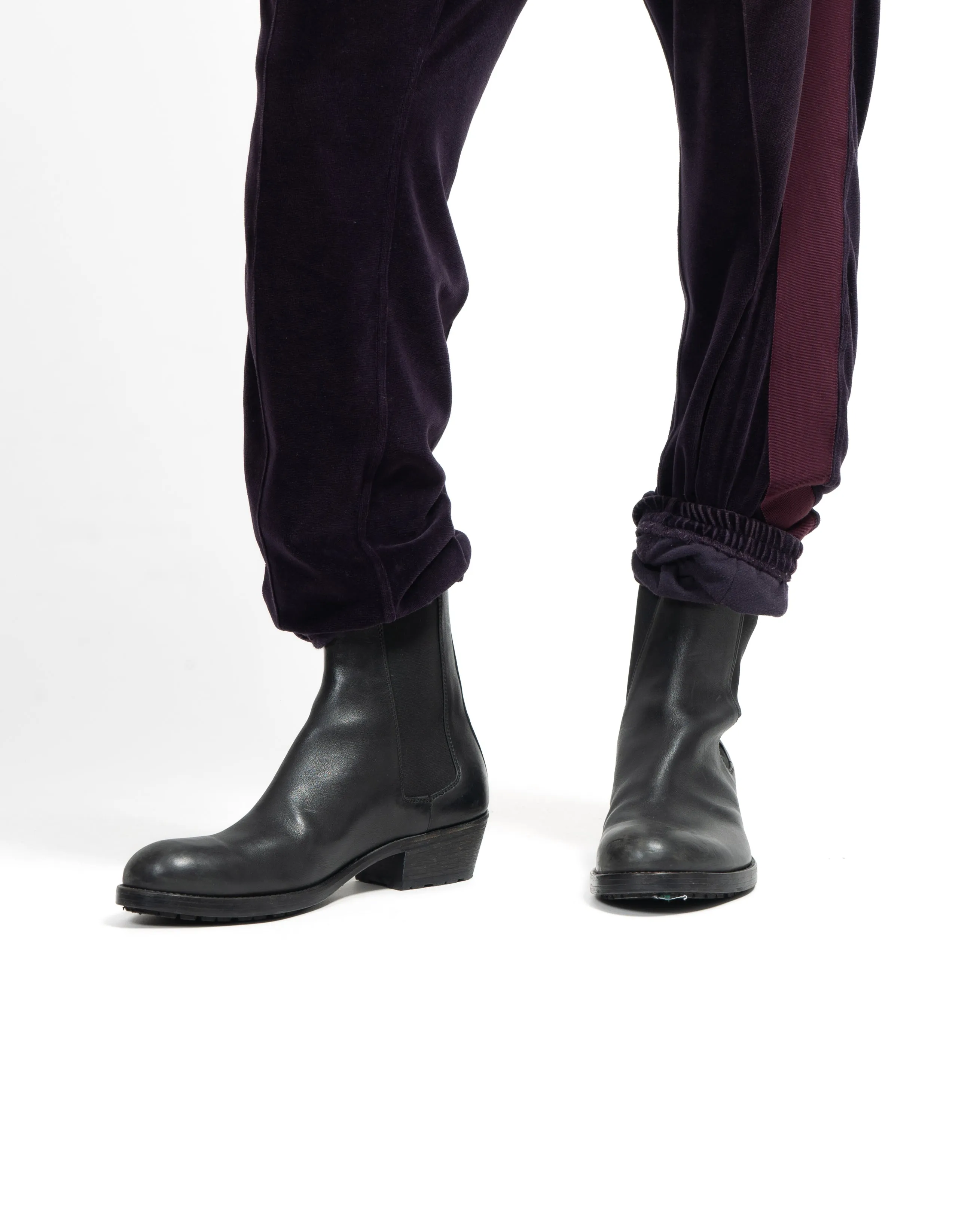 FW15 Tailored Sweatpants in Purple Velvet