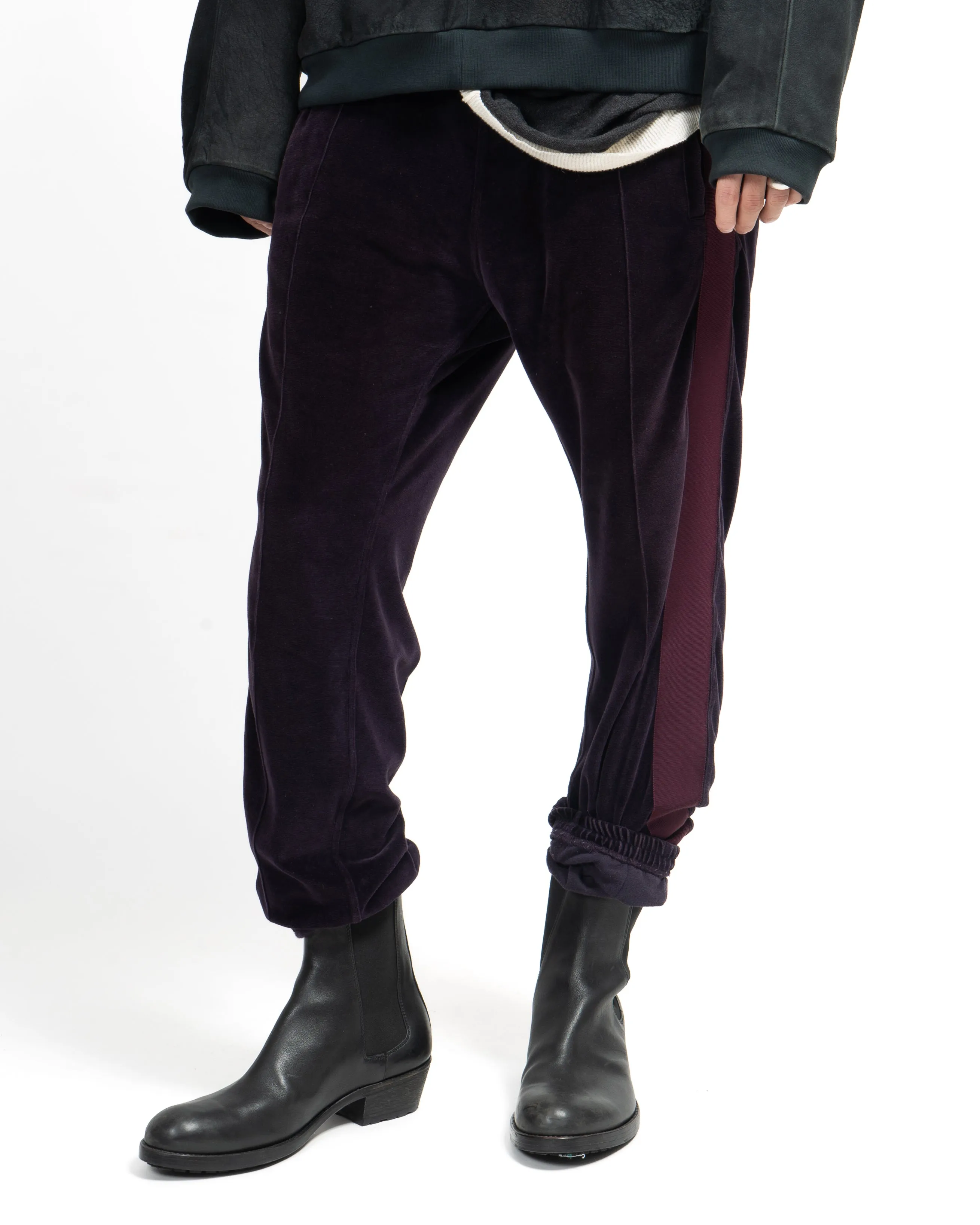 FW15 Tailored Sweatpants in Purple Velvet