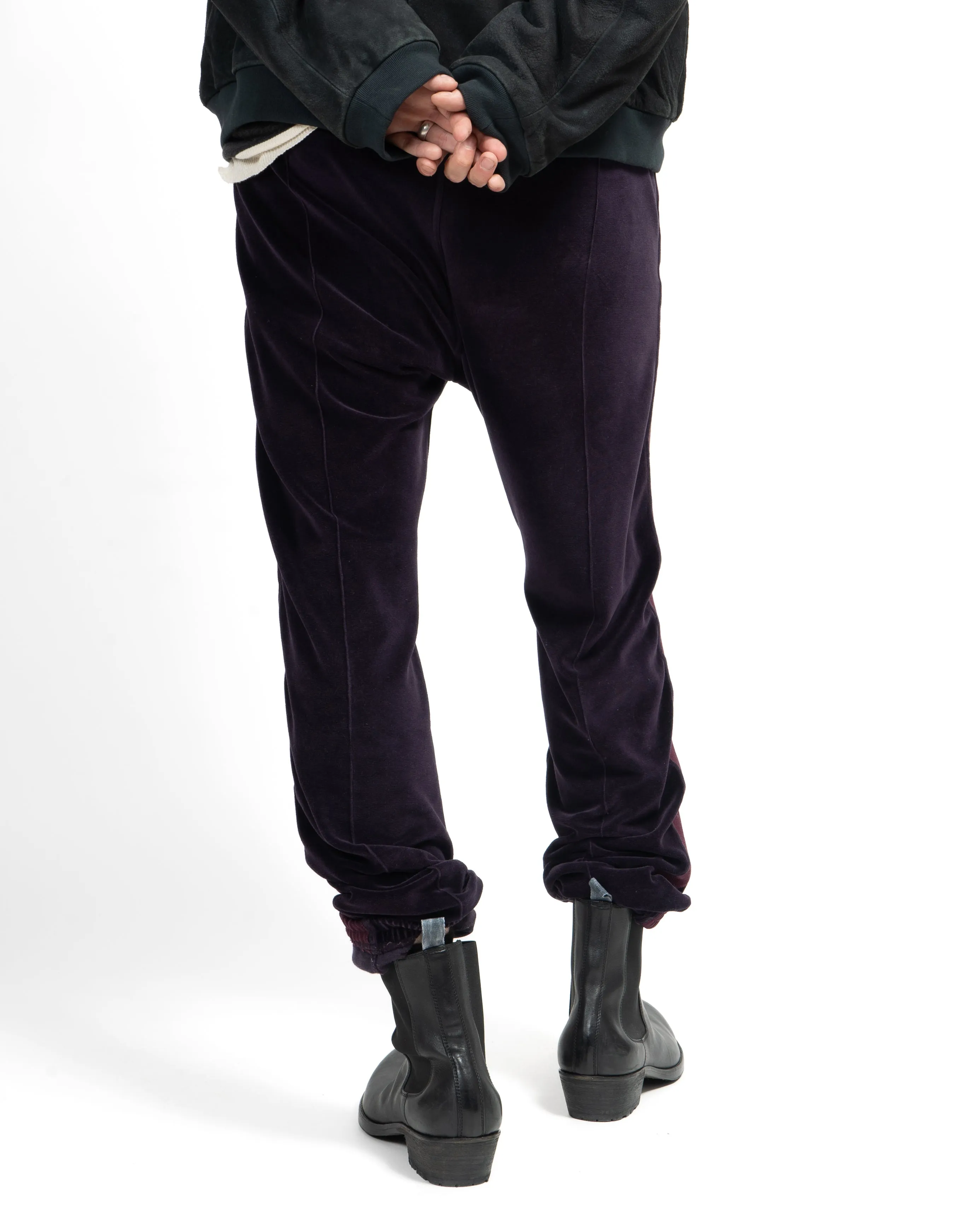 FW15 Tailored Sweatpants in Purple Velvet