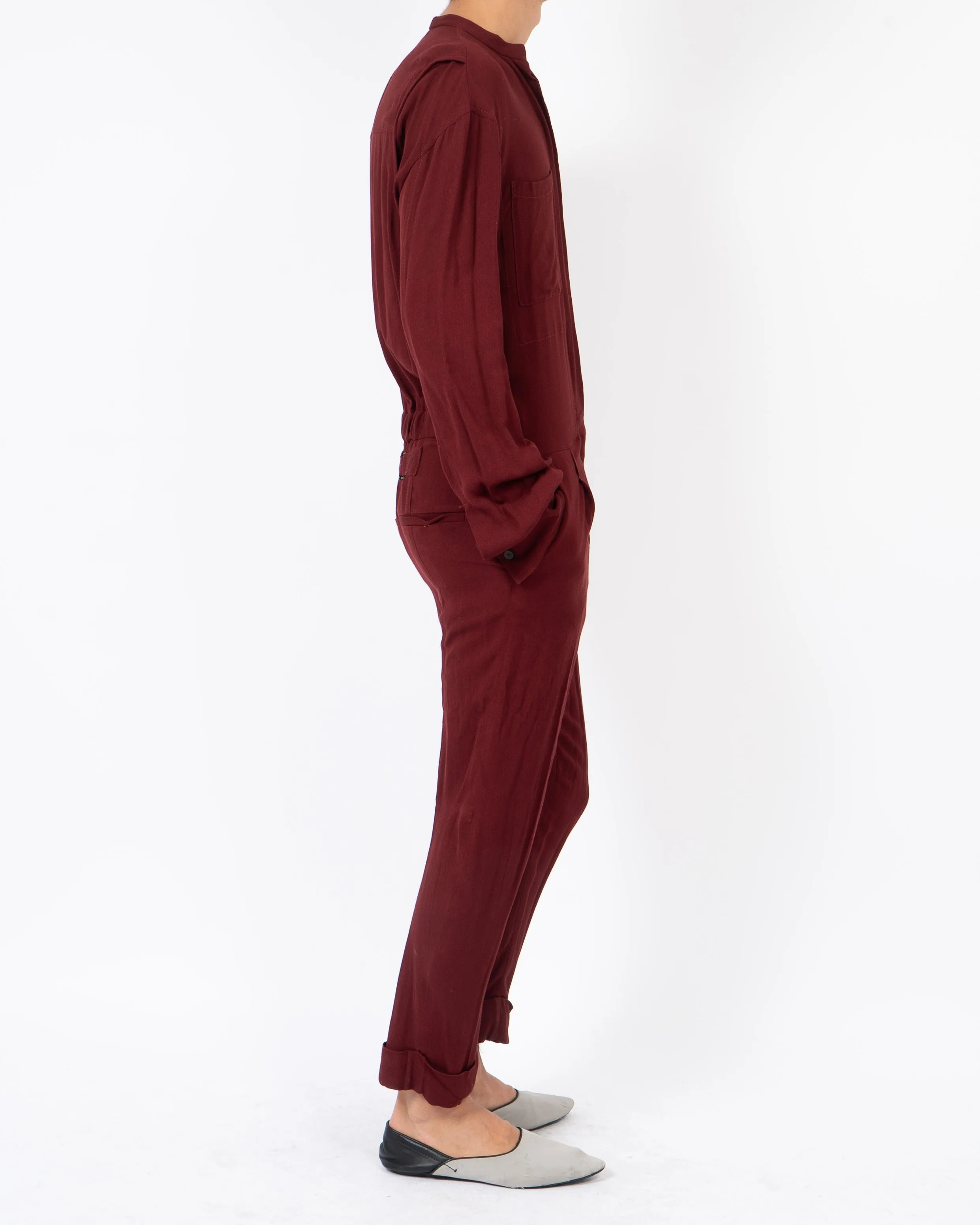 FW17 Burgundy Durero Jumpsuit