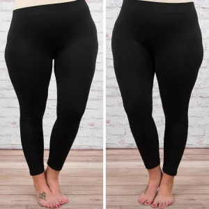 Girl Next Door Leggings, Black