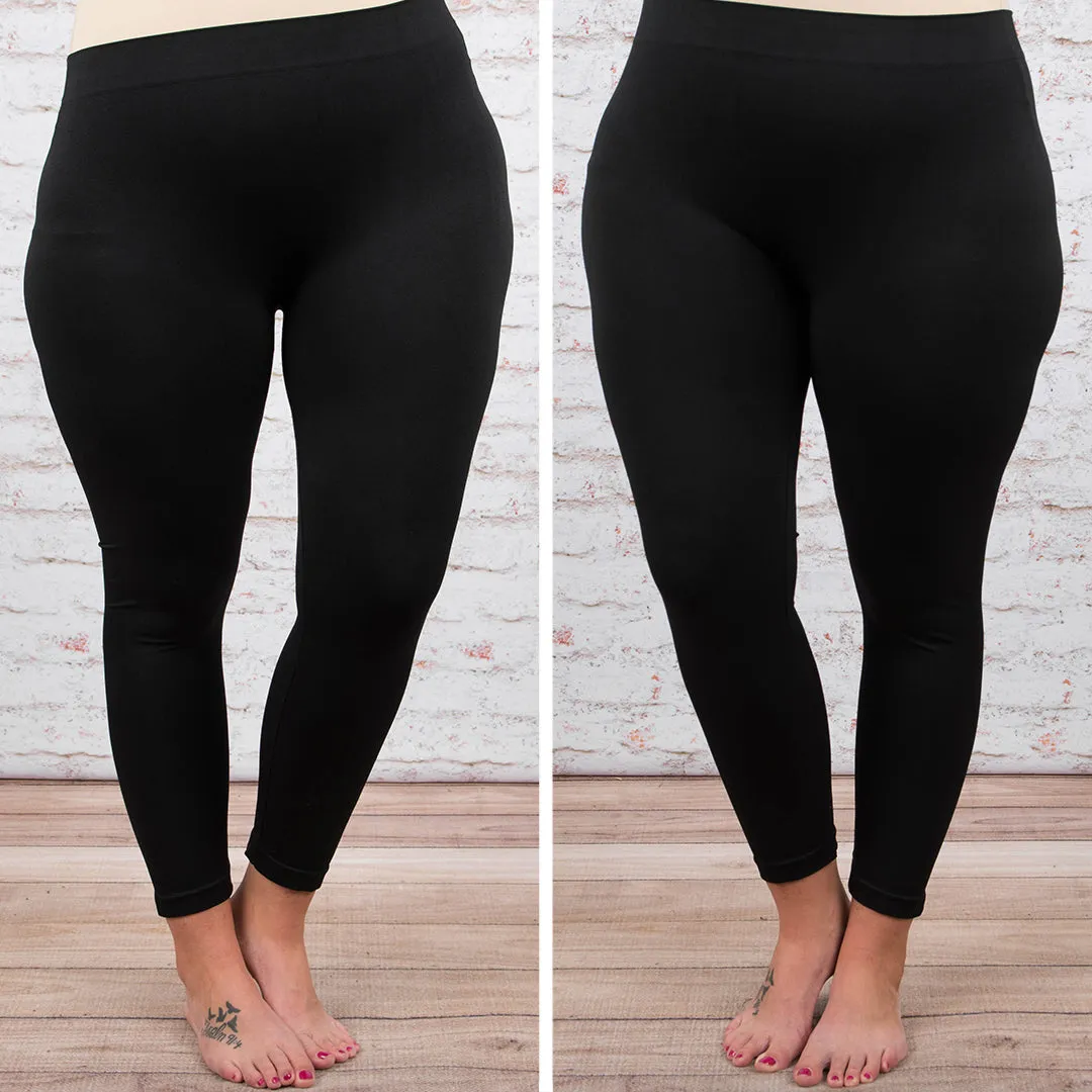 Girl Next Door Leggings, Black