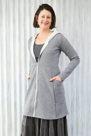 Gray Huron Zip Coat