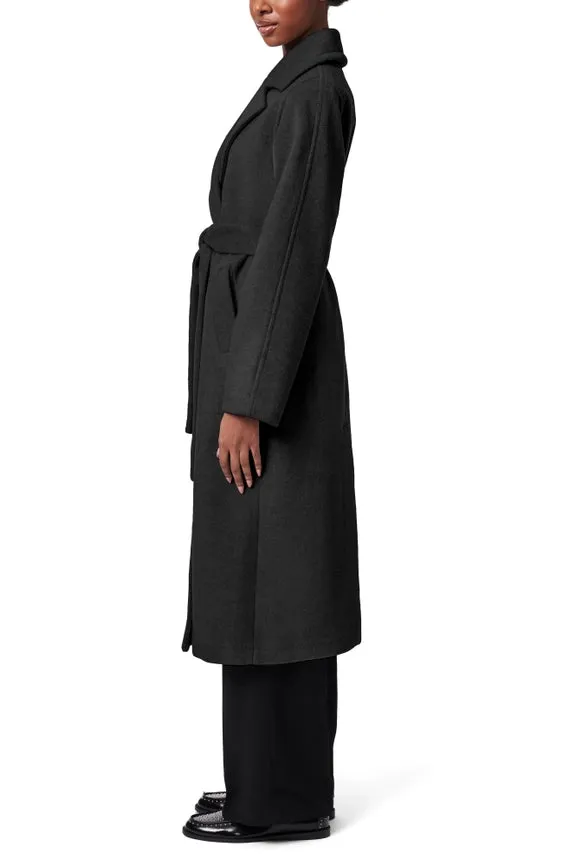 Herringbone Coat Black