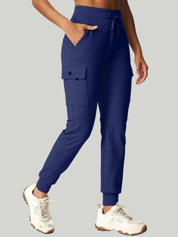 IUGA HeatLab® Women's Fleece Lined Water Resistant Cargo Sweatpants