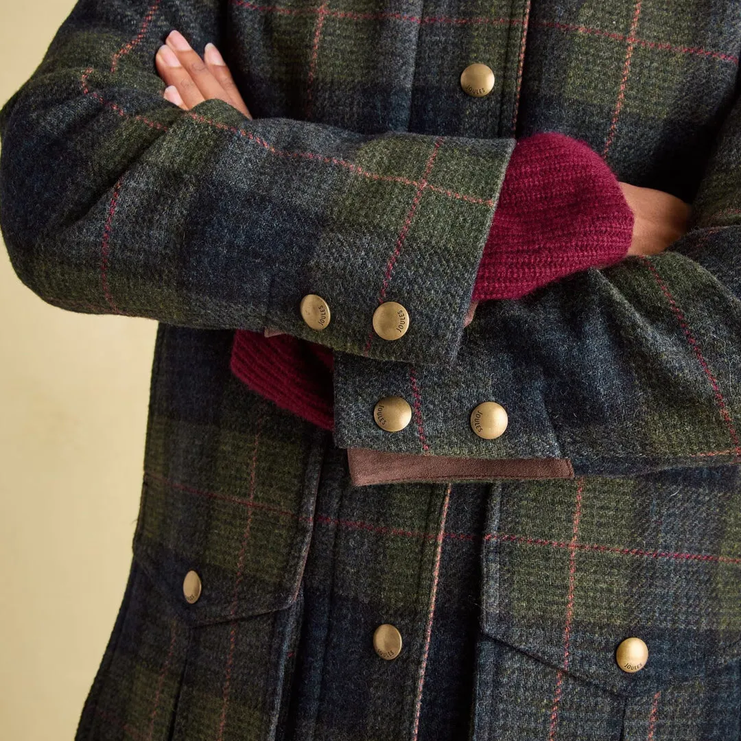 Joules Ladies Fieldcoat Forest Tweed Jacket