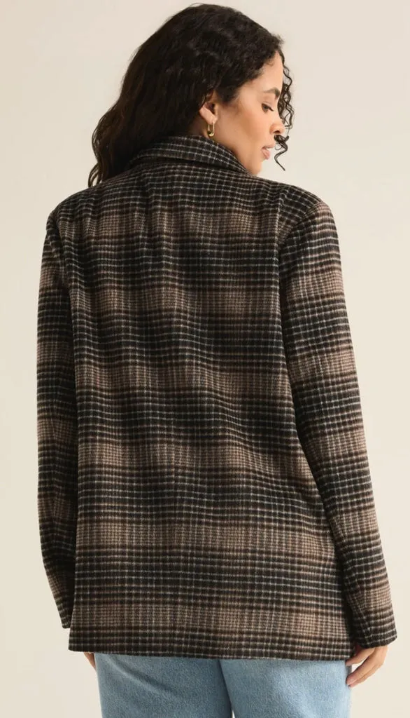 Kingston Relaxed Plaid Blazer