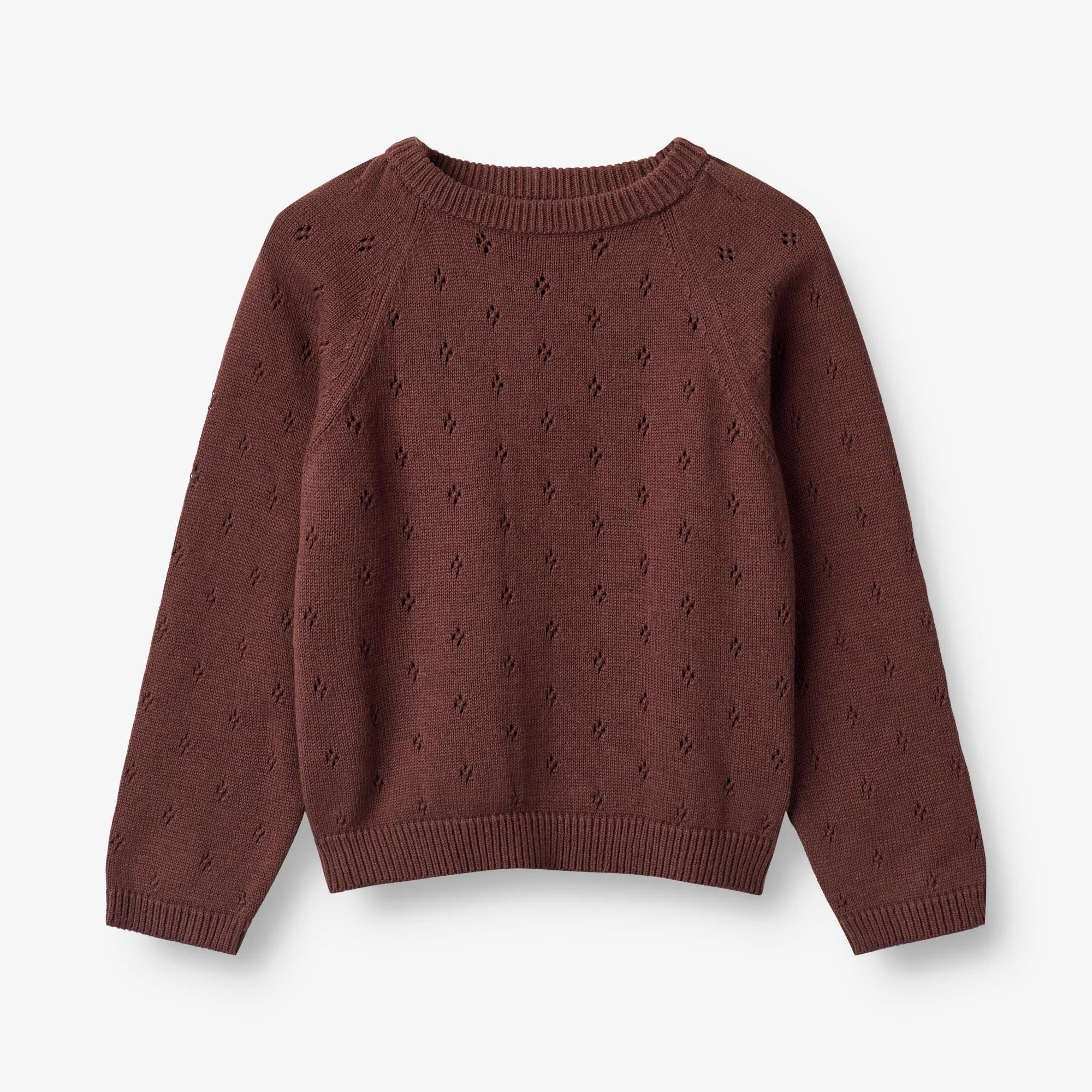 Knit Pullover Mira - aubergine