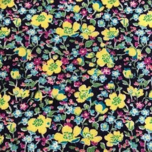 Liberty Lindford Fleece Fabric - John (yellow)- LF03335256A