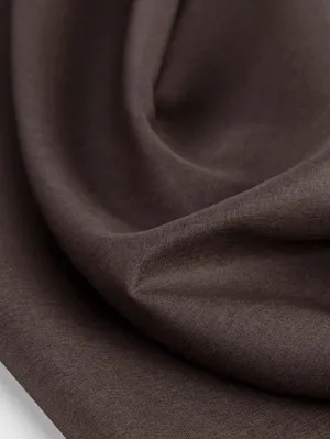 Lightweight Silky Cotton Poplin - Chocolate