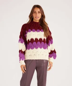 Margot Bobble Knit Sweater