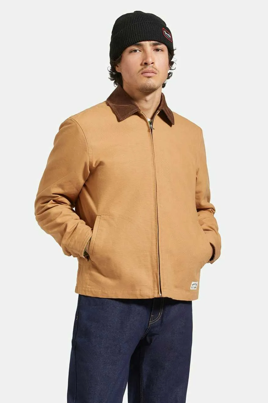 Mechanic Garage Jacket - Tobacco Brown