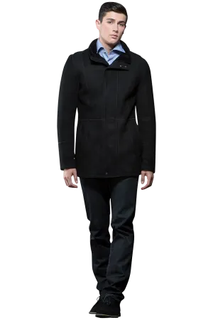 Men's Spanish Black Shearling Jacket