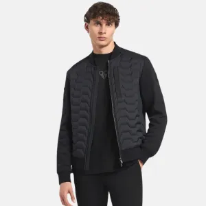 Moose Knuckles Black Granite Bomber Jacket