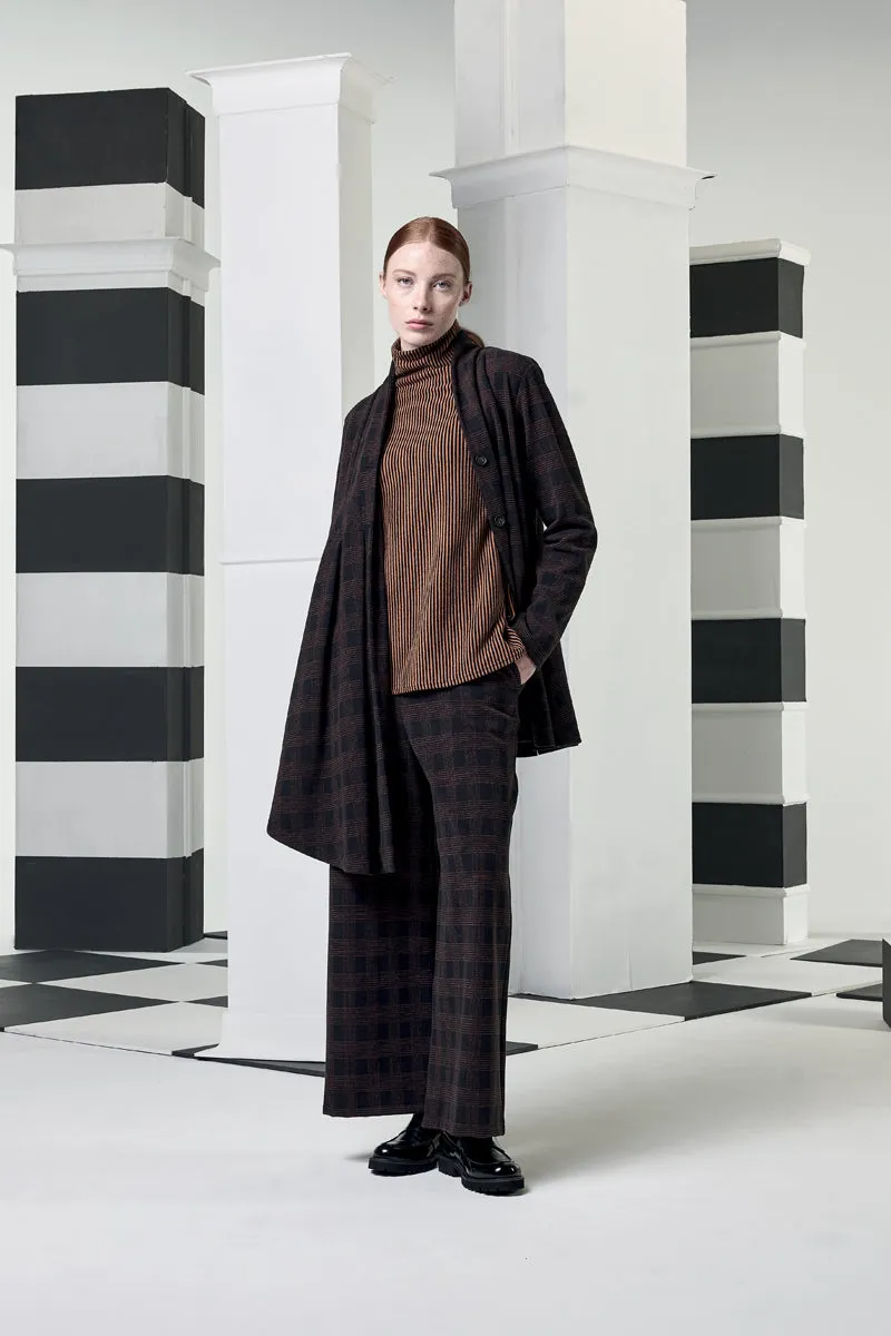 Neirami Wide Brushed Check Trouser