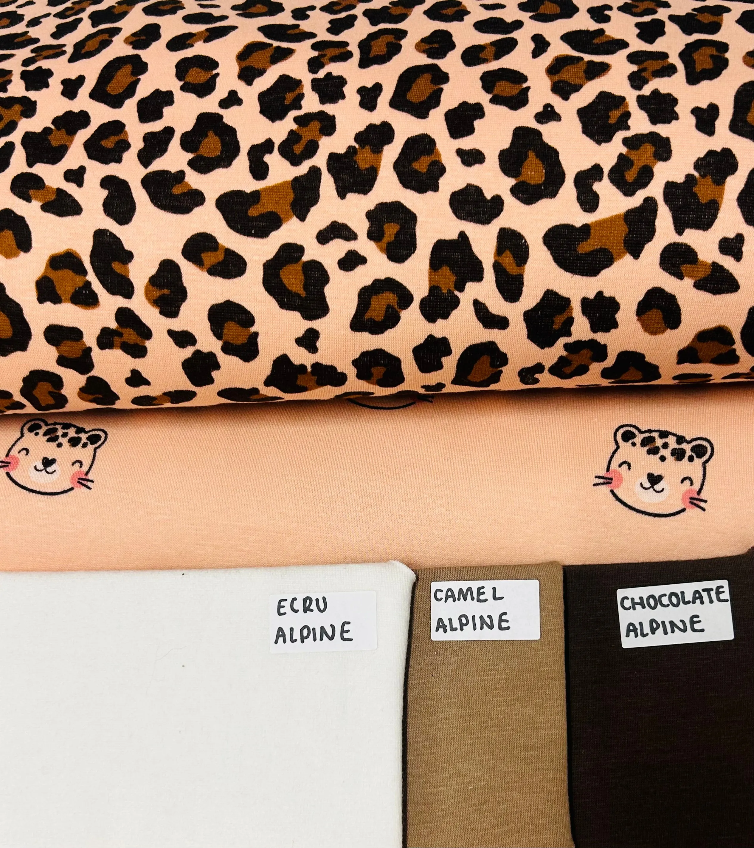 PINK PANTHER PRINT ALPINE FLEECE PER METRE SALE