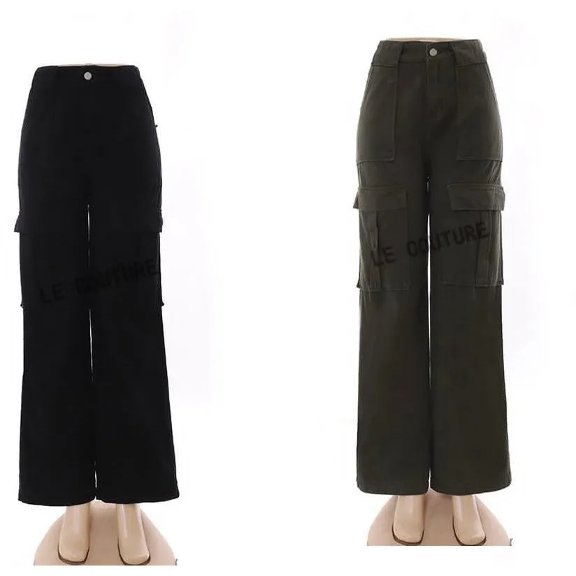 Pockets Wide Leg Cargo Vintage Baggy Pants