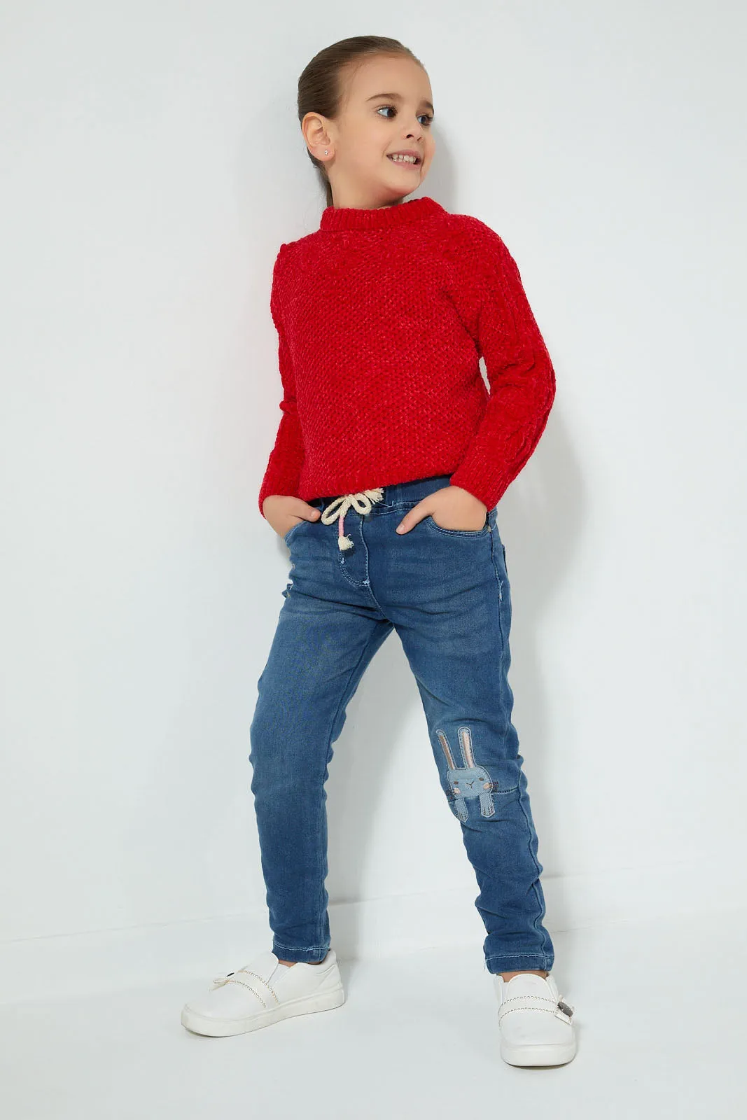 Red Knitted Pullover