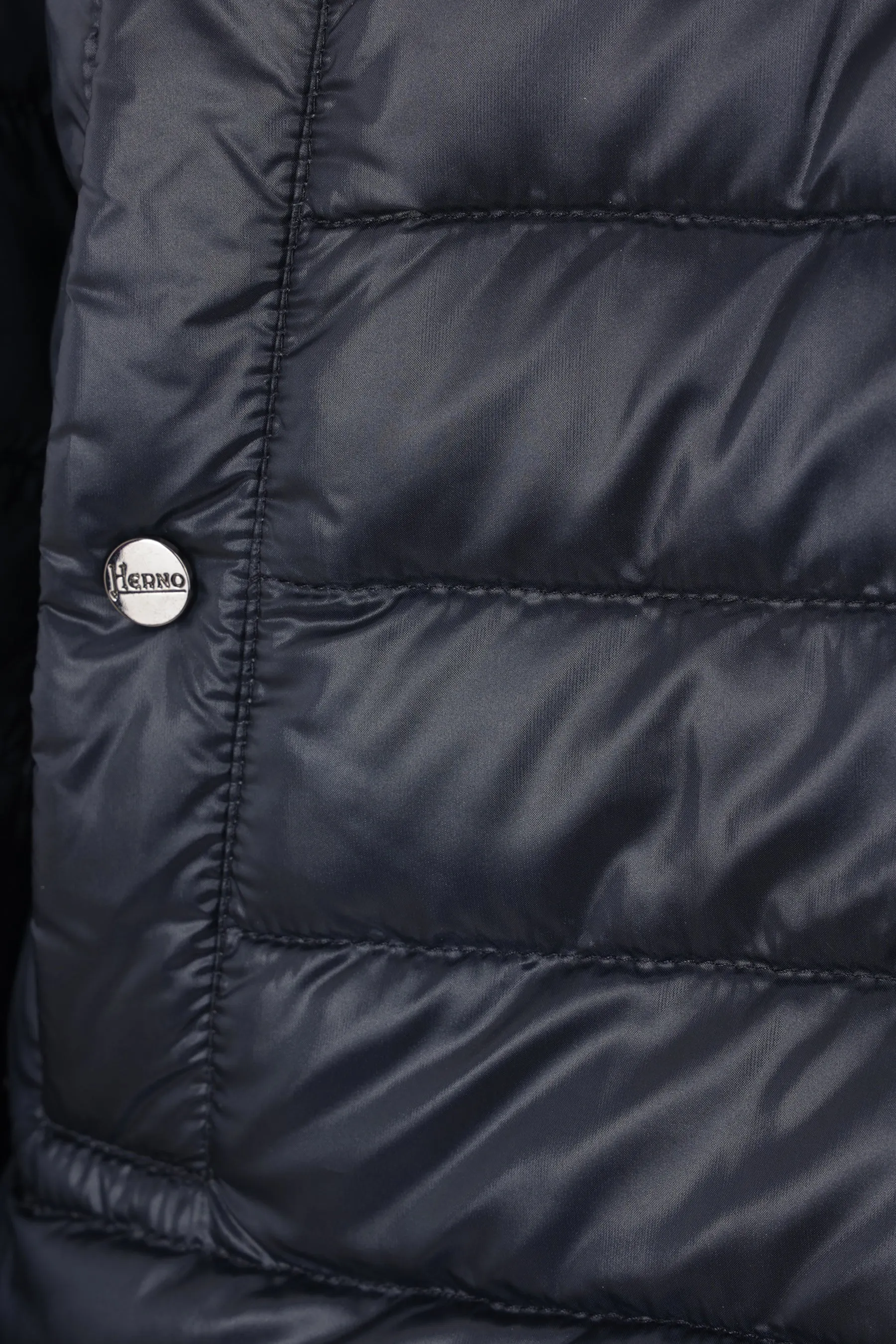 Reversible Quilted Nylon Down Jacket