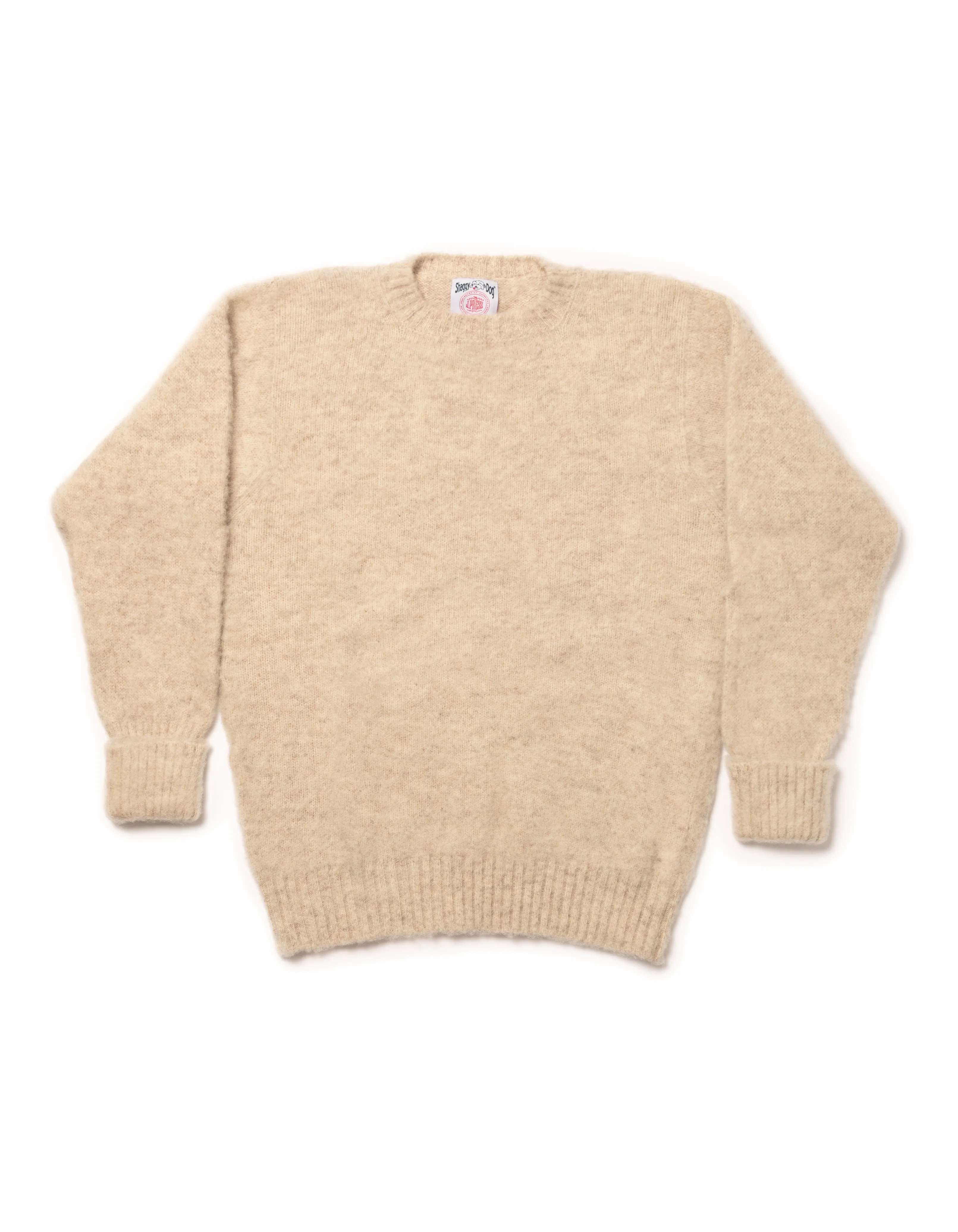 SHAGGY DOG SWEATER IVORY - CLASSIC FIT