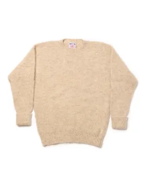 SHAGGY DOG SWEATER IVORY - CLASSIC FIT