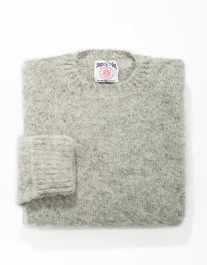 SHAGGY DOG SWEATER LIGHT GREY - CLASSIC FIT