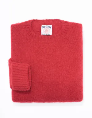 SHAGGY DOG SWEATER RED - CLASSIC FIT