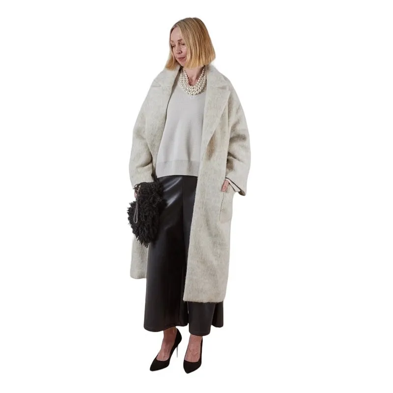 Sienna Coat in Light Beige