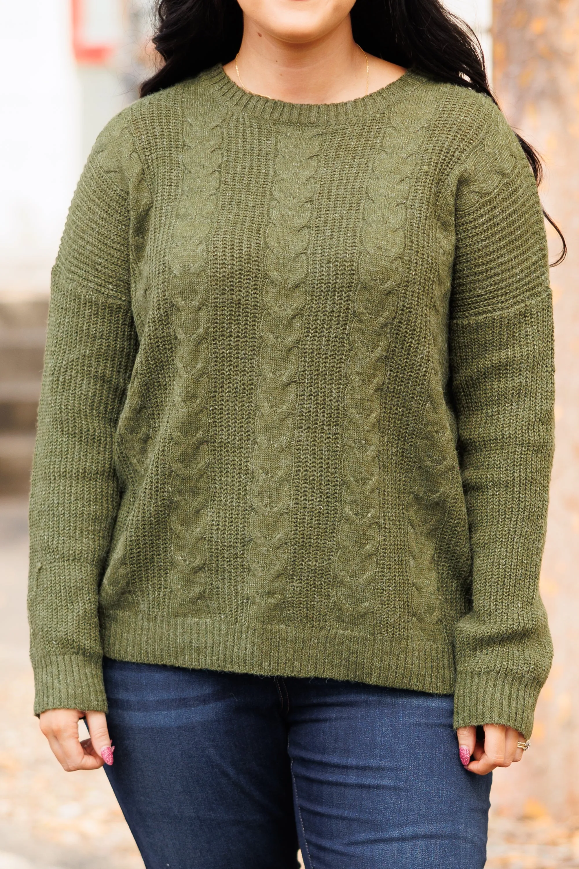 Something Gifted Sweater, Olive