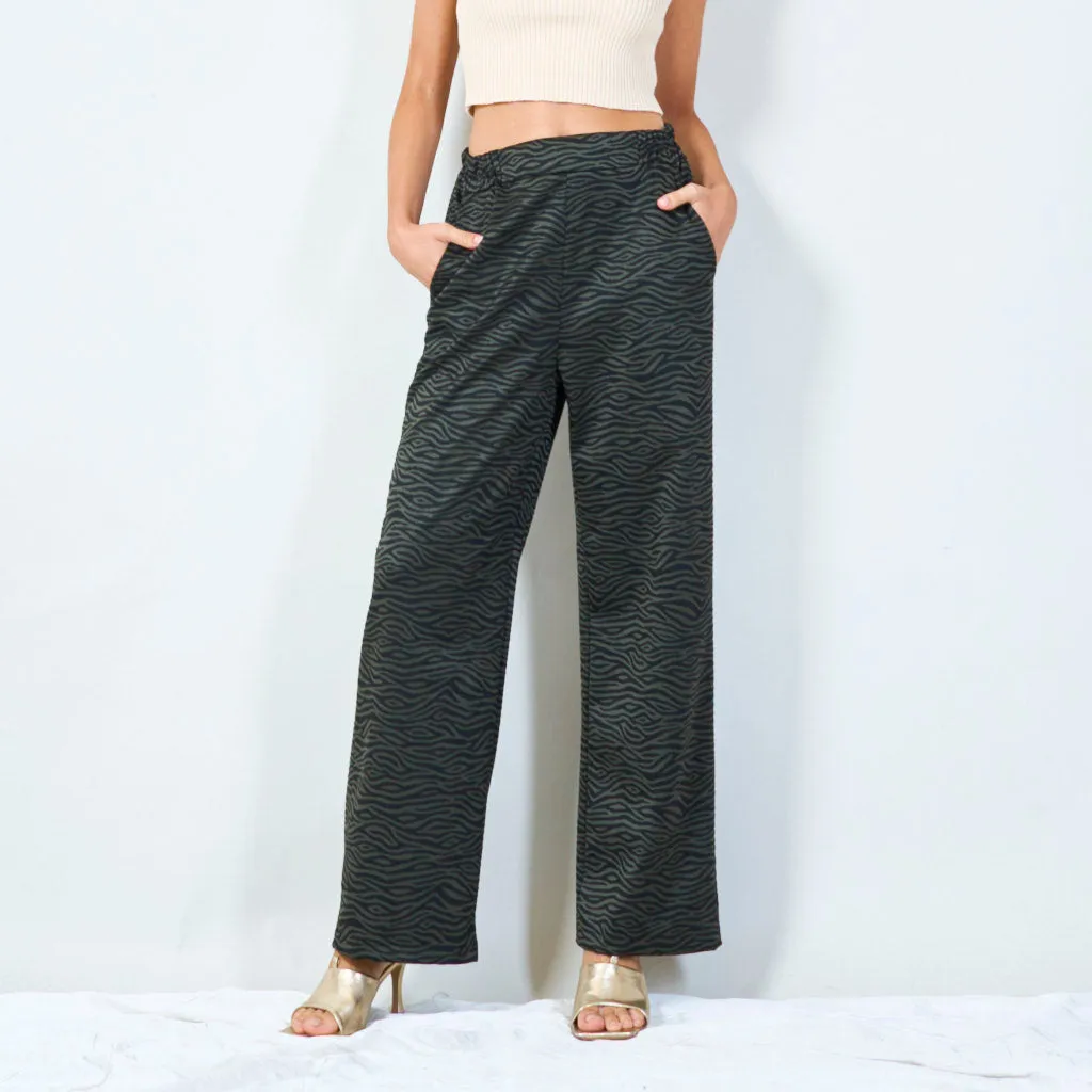 Stylish elastic waist pants wholesale