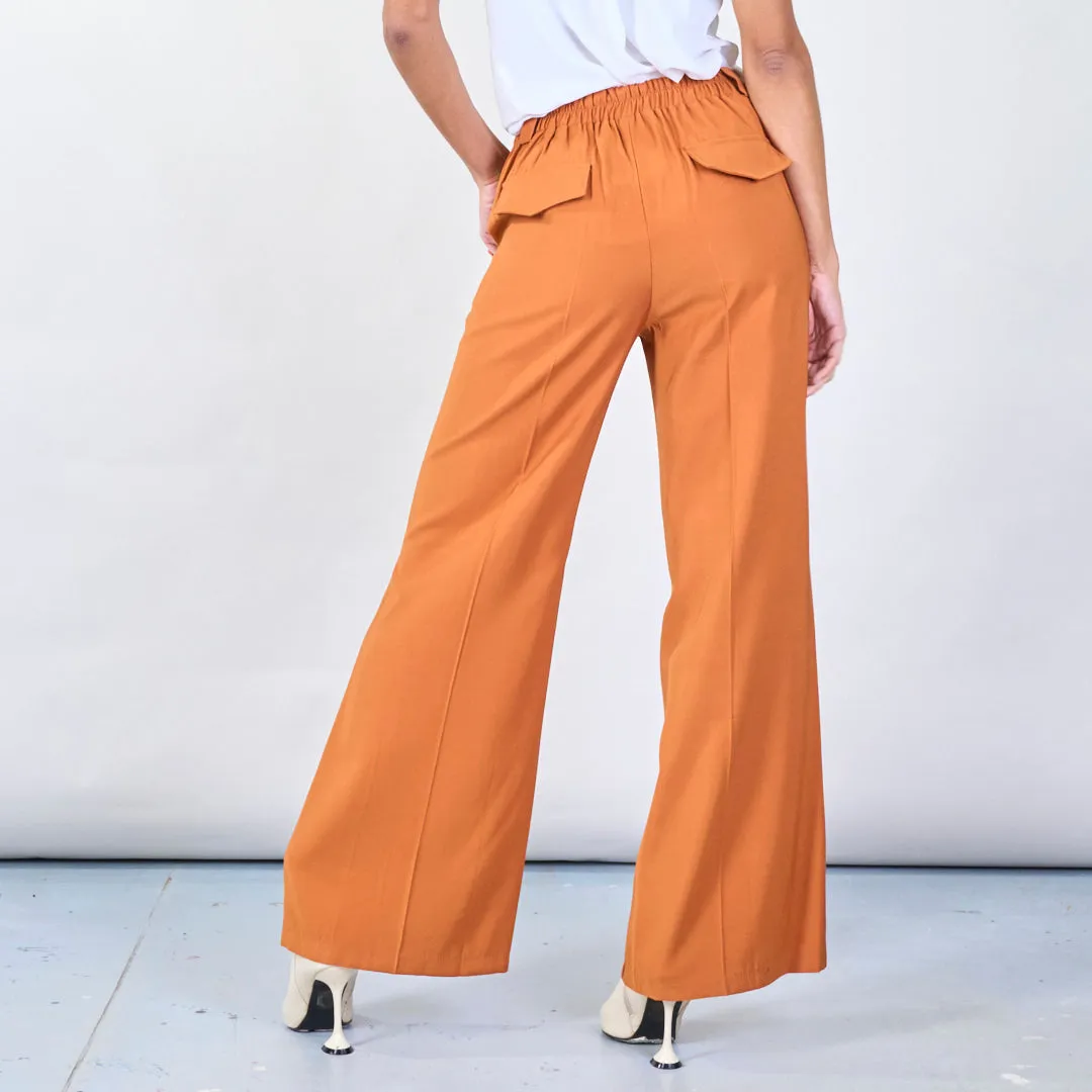 Stylish wide-leg trousers wholesale