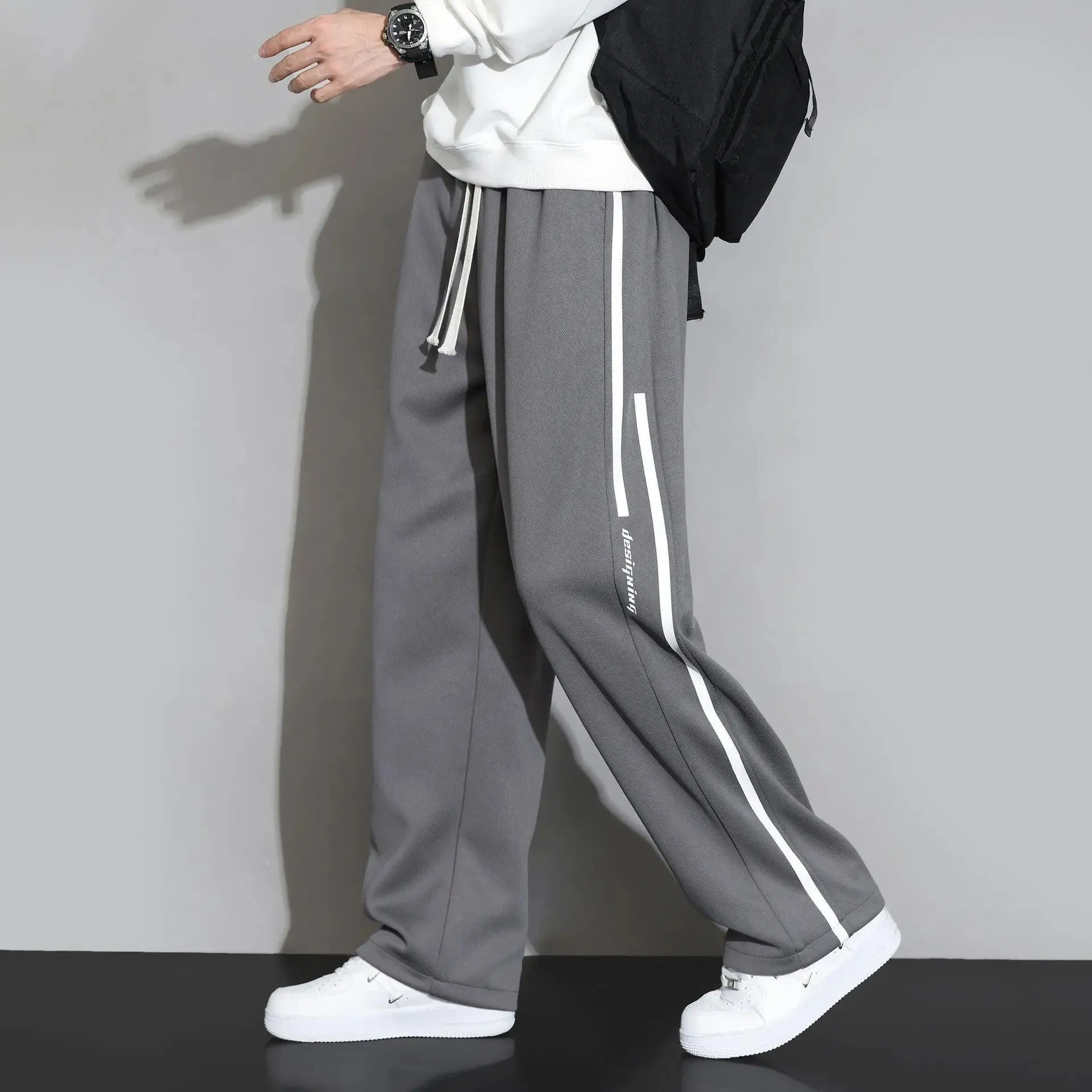 Sweatpants Straight Casual Trousers