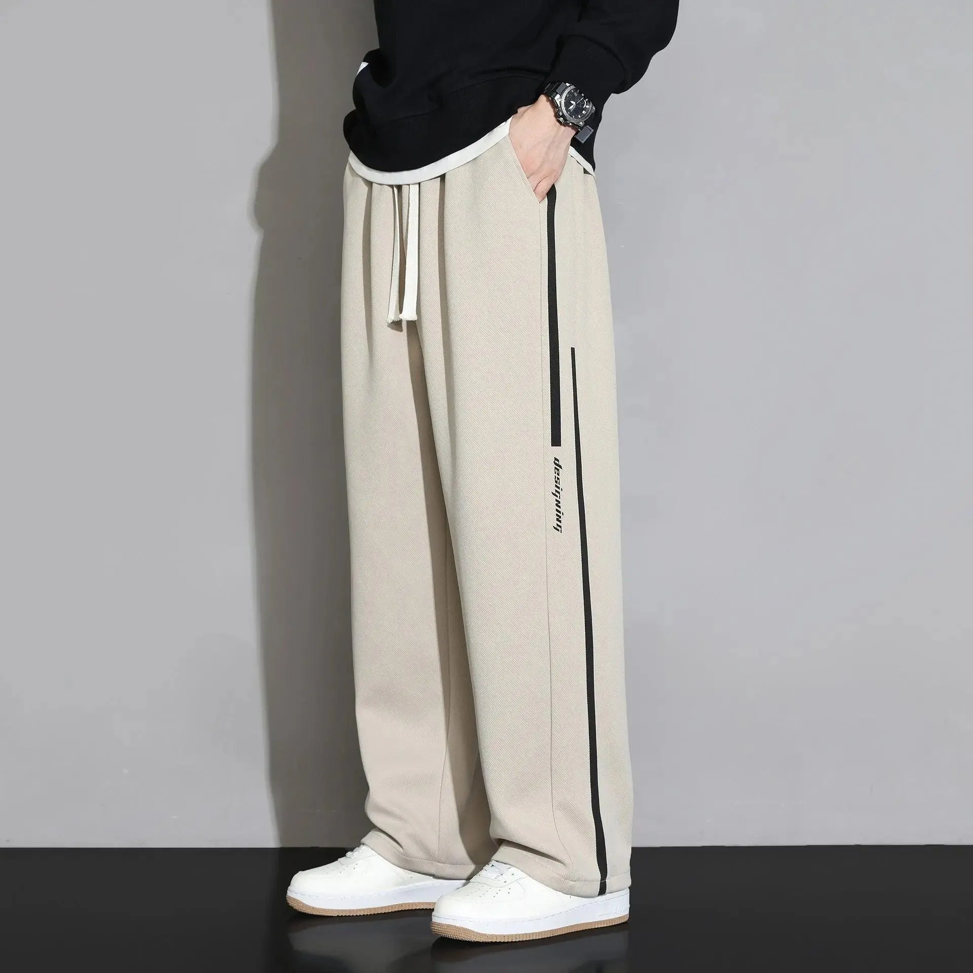 Sweatpants Straight Casual Trousers