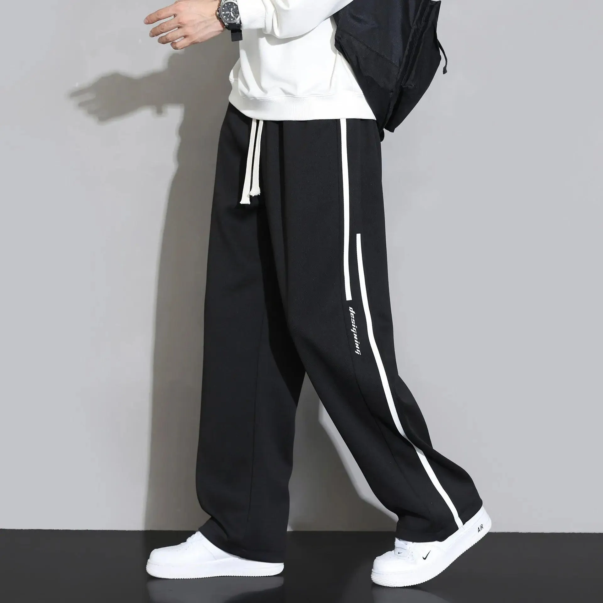 Sweatpants Straight Casual Trousers