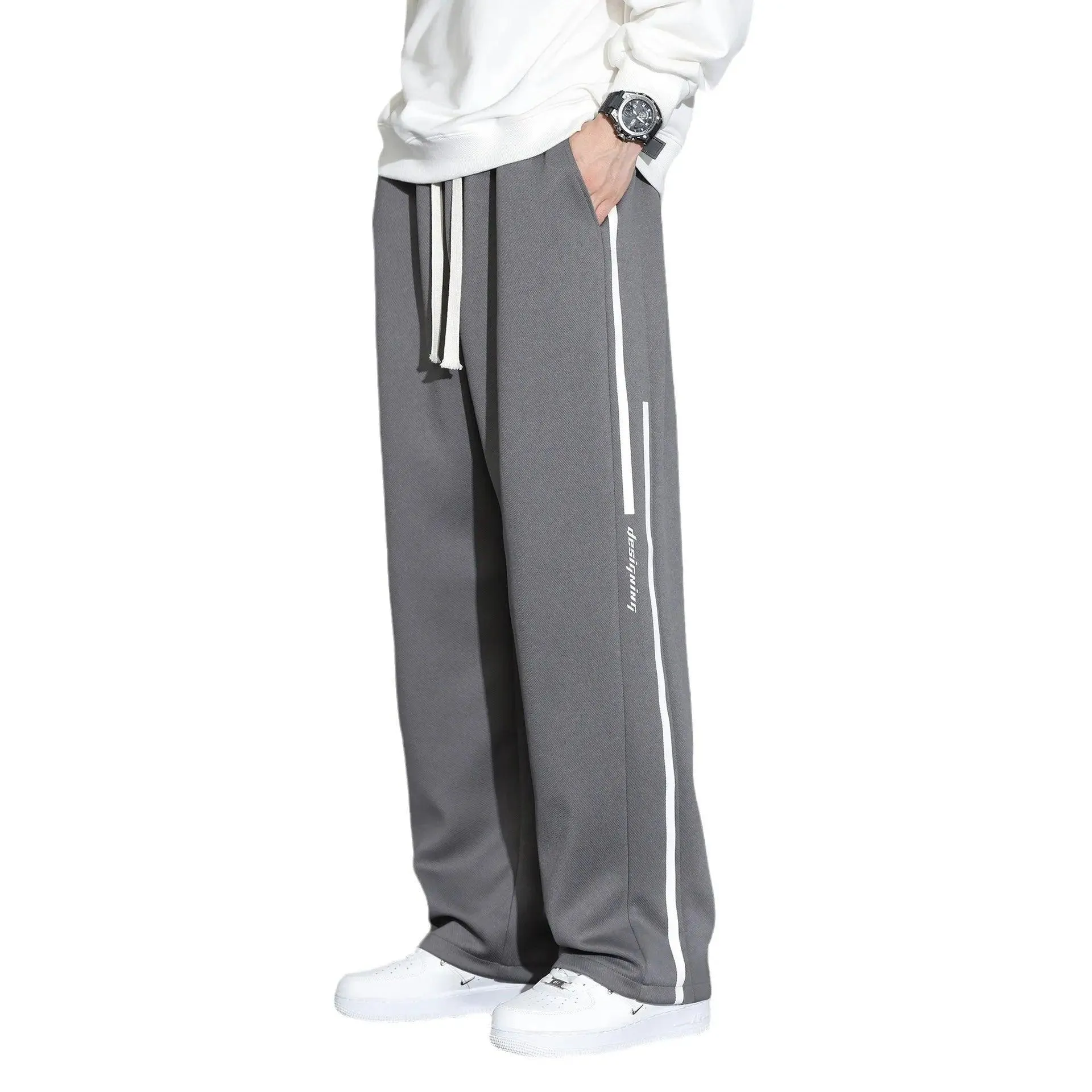 Sweatpants Straight Casual Trousers