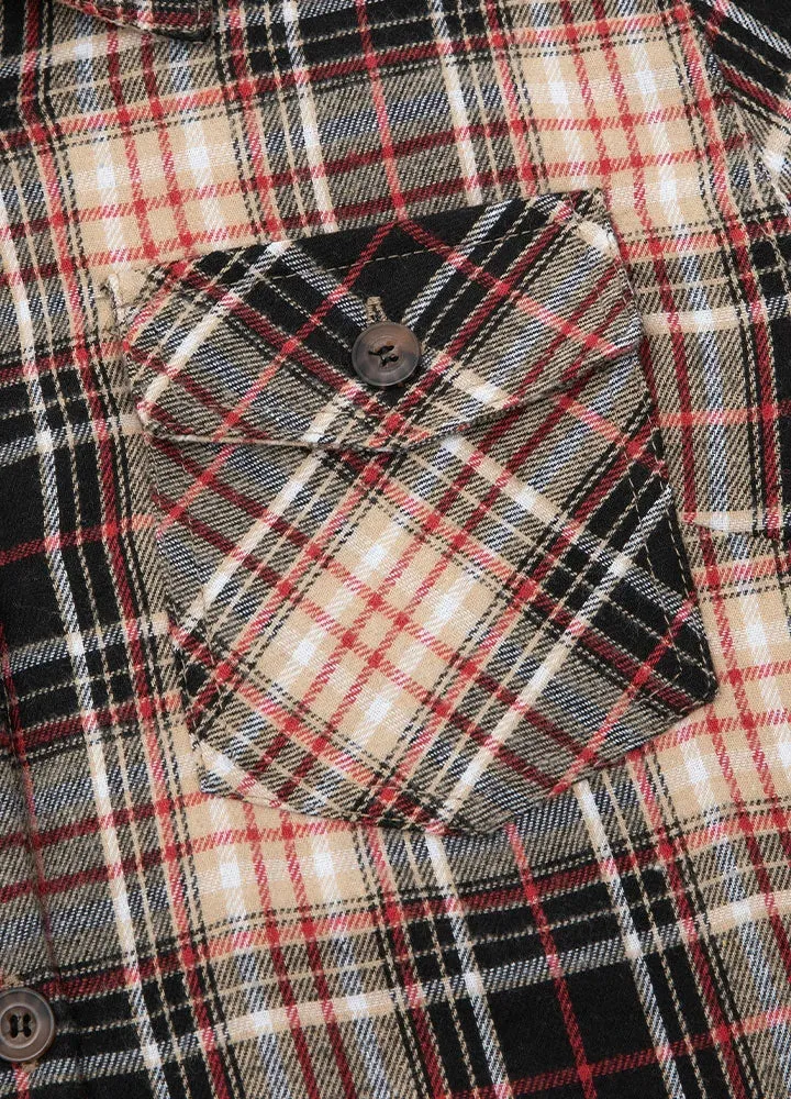 Women's Sherpa Lined Flannel Shirt Jacket,Button Down Flannel Shacket