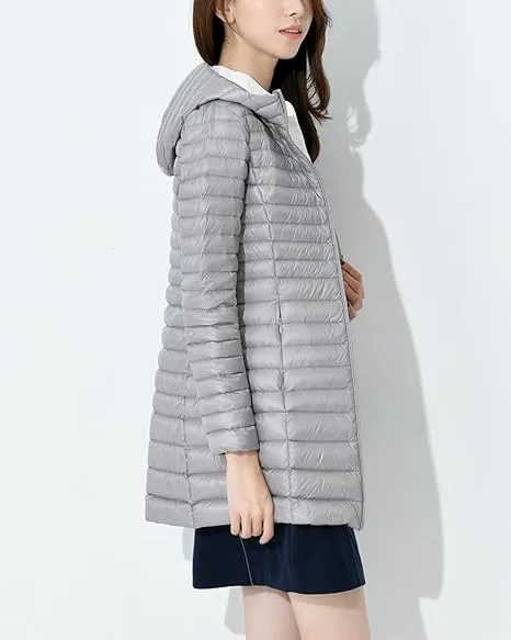 Women's Stylish Hooded Down Jacket