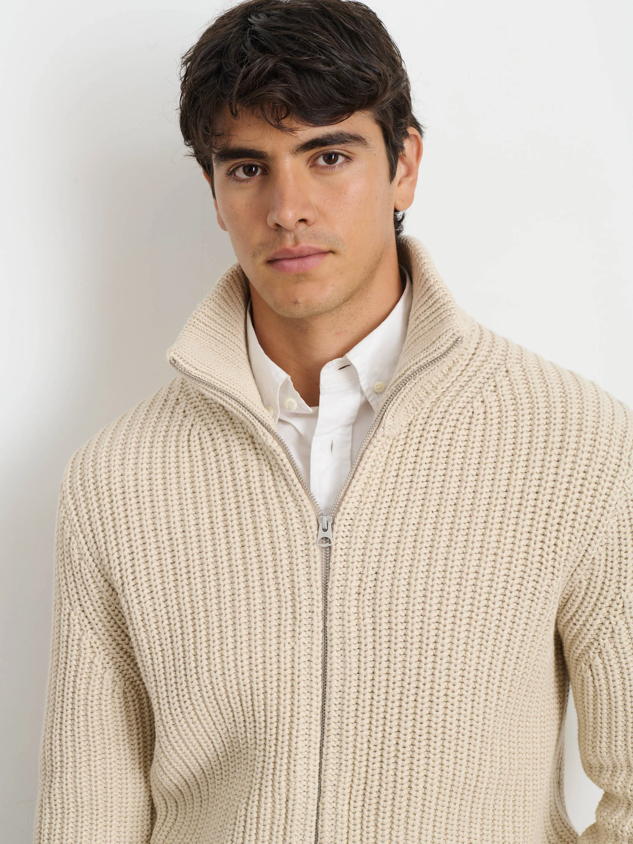 Wright Cardigan in Chunky Cotton